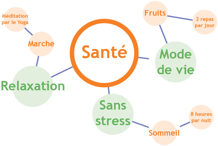 Exemple d'une carte conceptuelle