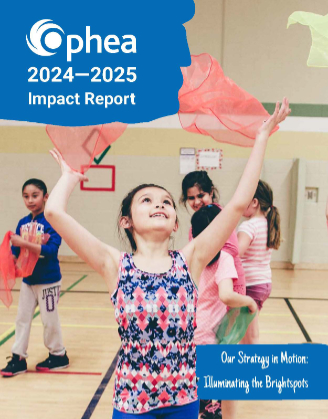 Cover page of the Ophea Impact Report (2024/25)