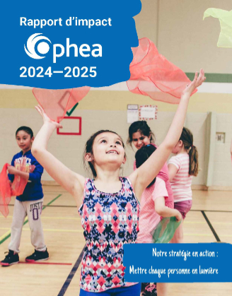 Page couverture du Rapport d’impact d’Ophea 2024 – 2025