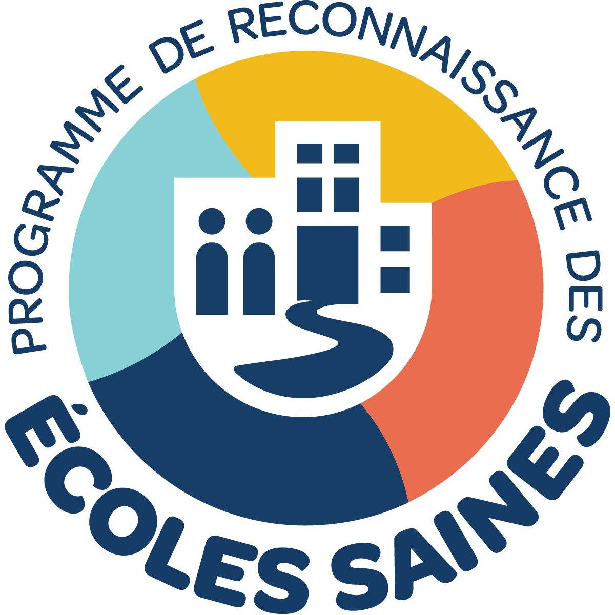 Visuel : Logo du programme de reconnaissance des écoles saines